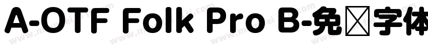 A-OTF Folk Pro B字体转换